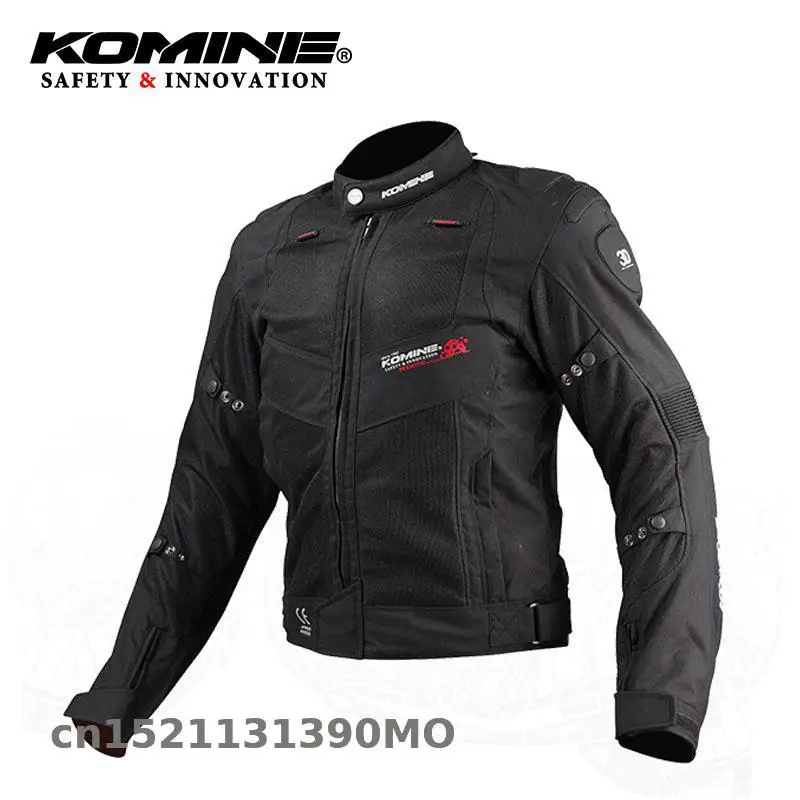 

Men Motorcycle Jacket Breathable Anti-fall Motocross FOR KOMINE Racing JACKET Protect Gear Motorcycle Protection Jacket