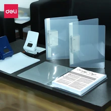 Deli, Новое поступление, горячая Распродажа, прозрачная папка для документов, PP, A4, держатель для файлов, для документов, для подачи, продукт, канцелярская сумка для студенческого офиса