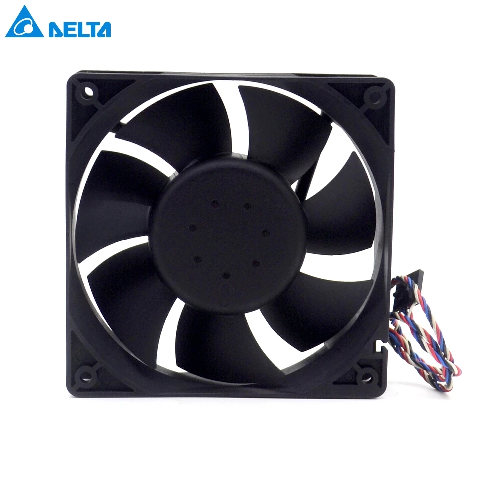 Delta AFC1212DE 12038 12 см 120 мм DC В 1.6A ШИМ шариковый вентилятор термостат инвертор Сервер