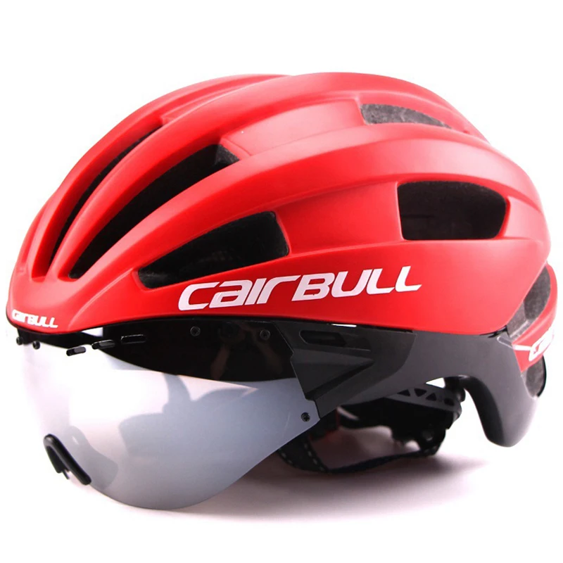 Для мужчин/женщин велосипедный шлем быстрый Аэро гоночный велосипедный шлем Съемные очки козырек горный BMX циклокросс Спортивная Защитная крышка