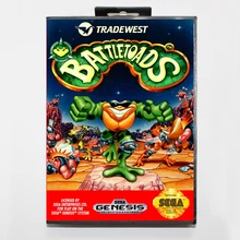 Battletoads 16 bit MD card with Retail box for Sega MegaDrive Video Game console system