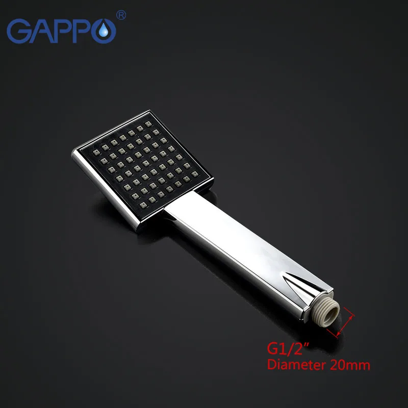 Gappo حوض صنبور جدار الحمام دش صنبور مجموعة في جدار نحاس دش خلاط صنبور كروم شلال حمام دش