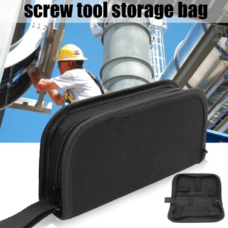 

Professional Oxford Cloth Toolkit Bag Screws Nuts Drill Hardware Car Repair Kit Handbag Utility Storage Tool Bags Pouch Case