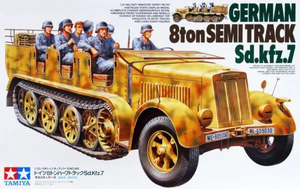 

1/35 German Halftrack Soldier Trailer 8 Tons 35148