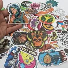 Hochwertige Car-Styling aufkleber bombe skateboard aufkleber Doodle Graffiti snowboard-fahrrad-motorrad zubehör gepäcktaschen