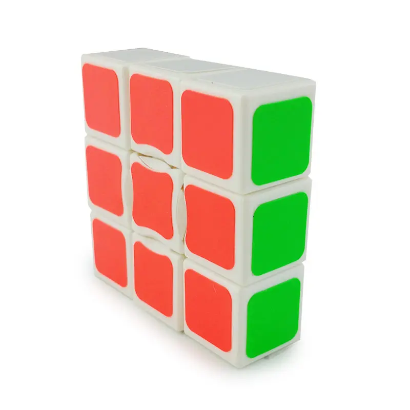 1x3x3 волшебный куб головоломка твист развивающие игрушки белая наклейка Классическая игра-головоломка скоростной Куб игрушки для детей подарочная коробка для детей - Цвет: Cube 2x5.5cm