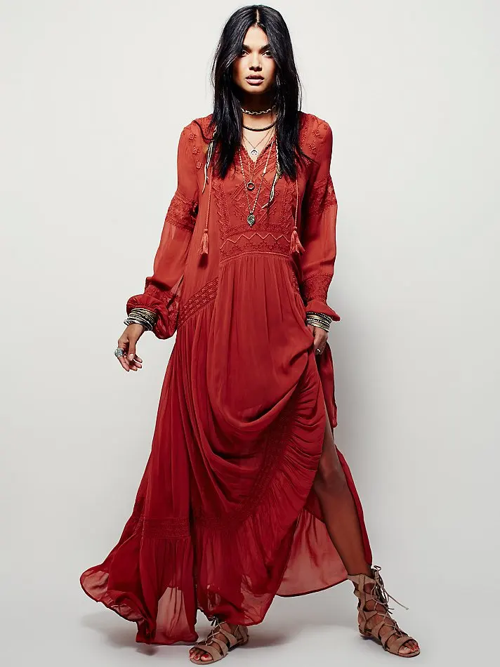 Red Boho Dress Deals, 54% OFF | www ...