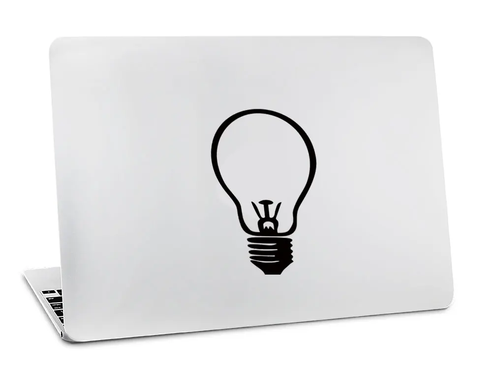 Light Bulb for apple Painting Sticker Skin for Macbook Air 11 13 Pro13 15 Retina Laptop Computer Vinyl Decal