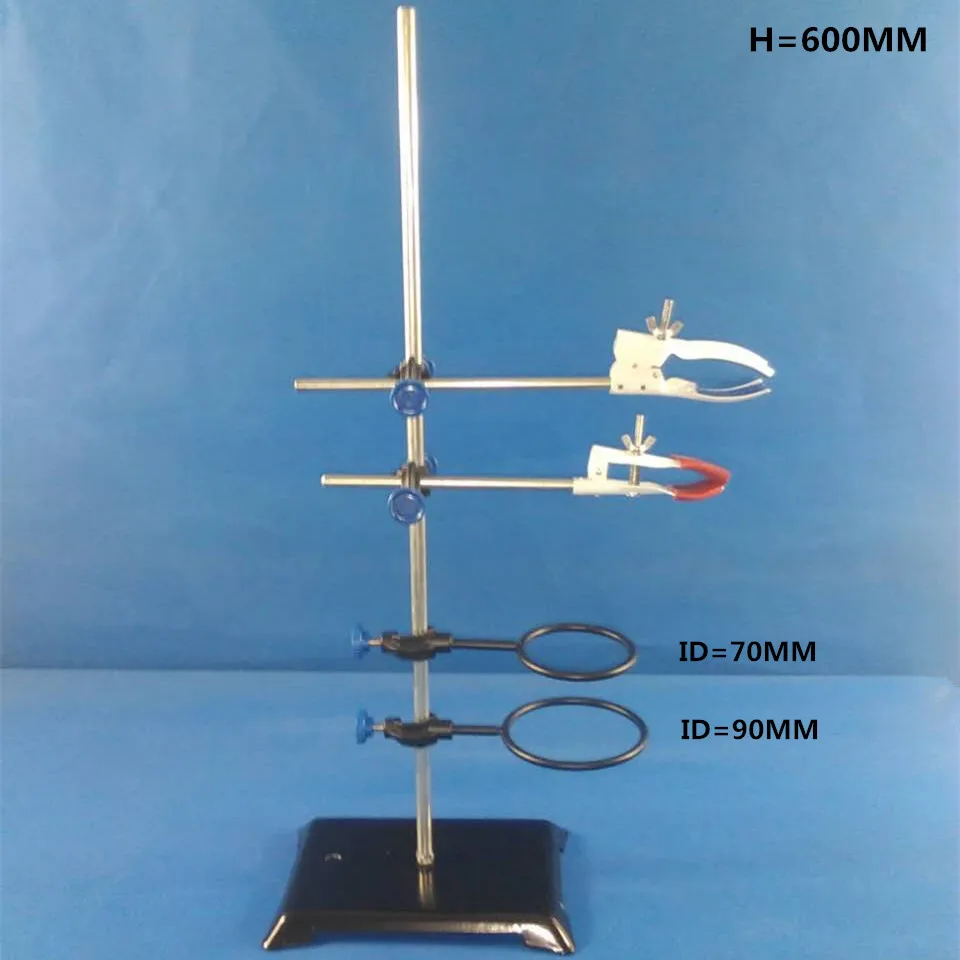 600 мм Высокая лаборатории Подставки Поддержка и Лабораторные зажимы лаборатории Зажимы Колбы лабораторные зажим конденсатор зажим Подставки школы лаборатории питания