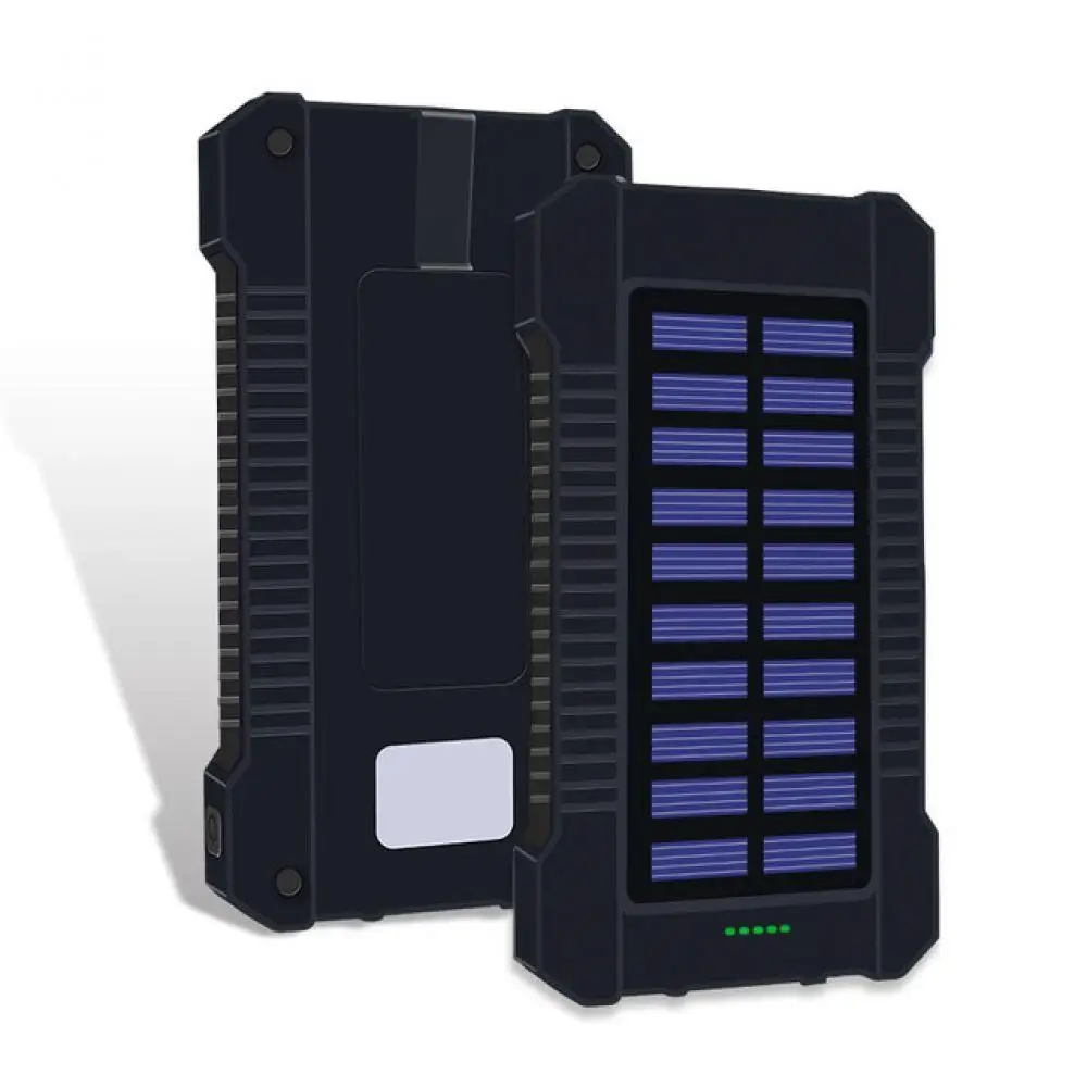 Solar Power Bank 30000mah Waterproof External Battery LED Pover Bank