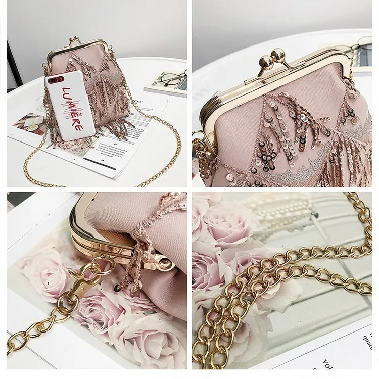 2018 Borsa Cuoio Del Plaid Catena Delle pink Della Tracolla Nappa Lusso silver Sac Per Main Progettista A Crossbody Donne Black Borse Le Di rYwTrp