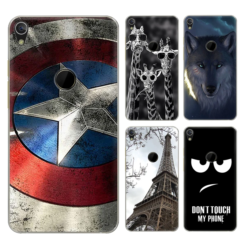 

Soft Phone Case for Alcatel Shine Lite 5080X 5 inch TPU Silicone Protect Cover Fashion Pattern Colorful Painted Drop Shipping