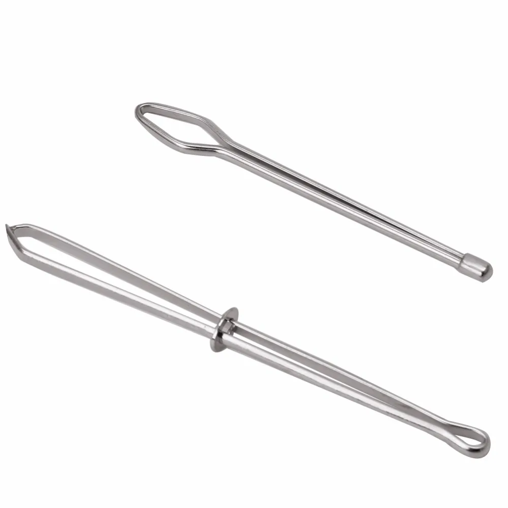 

2pcs Sewing tool Wear Elastic Belt Wearing Rope Weaving Tools Stainless Steel Get Cited Clip Z07 Drop Shipping