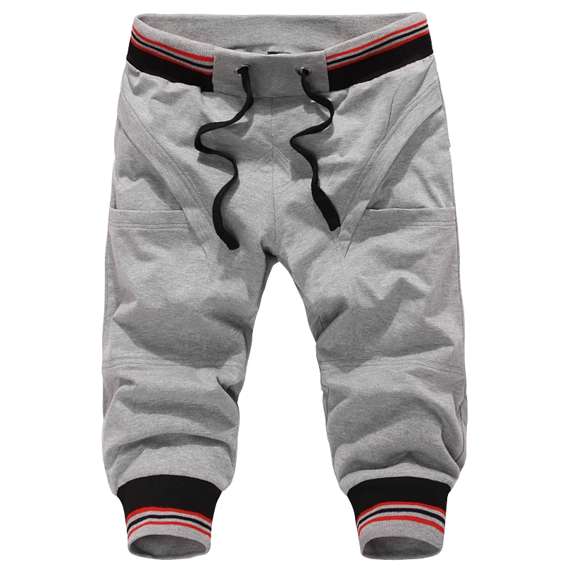 2013 male capris men's lacing casual knitted sports health pants caprispants winterpants