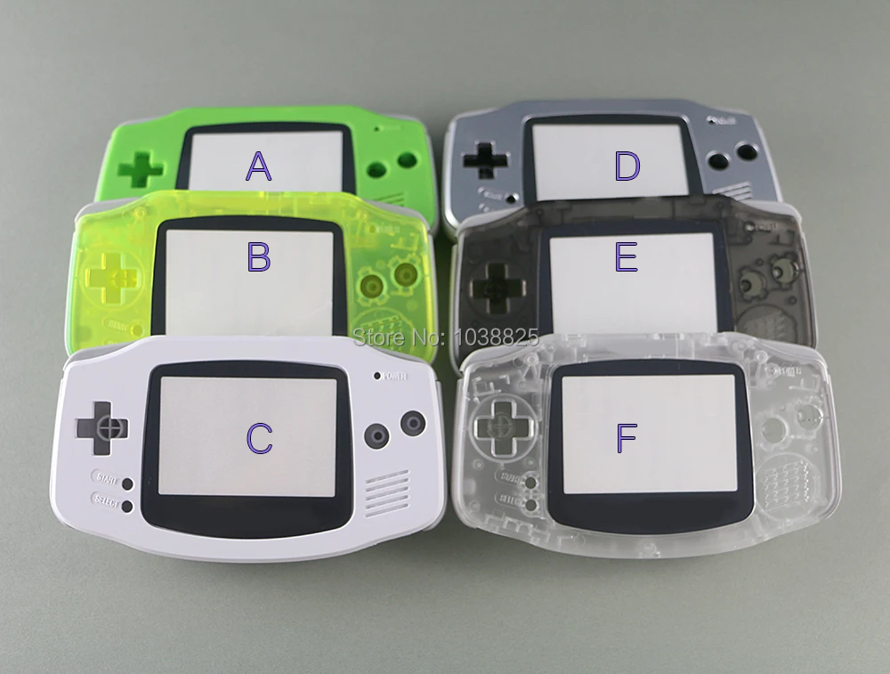 10 компл./лот для Nintendo GBA корпус чехол Gameboy Advance Shell Полный Корпус gba