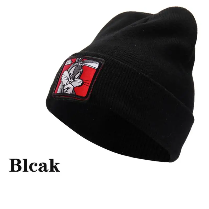 Модная зимняя женская шапка Skullies Beanies вязаные меховые шапки для девочек и мальчиков, теплые женские мужские шапочки, классические мужские кепки унисекс - Color: B1