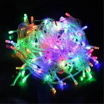 Outdoor kerst led string lights 100M 50M 30M 20M 10M 2M decoratieve fairy licht vakantie lichten verlichting boom garland decor