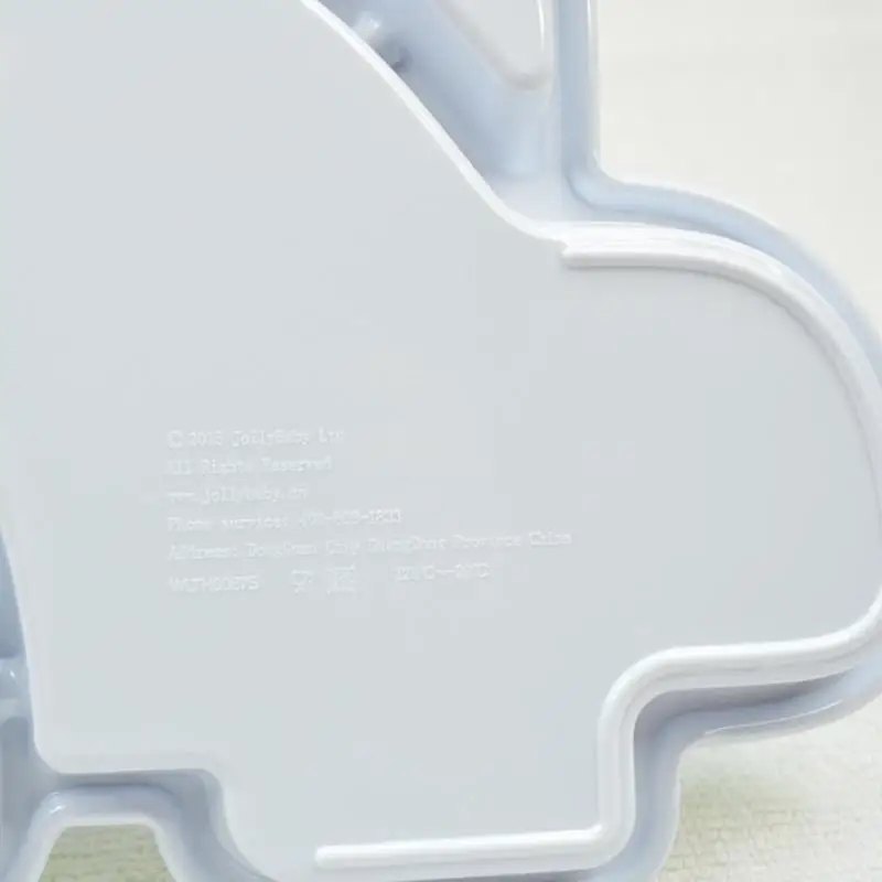 Cute Animal Shape Baby Dining Plate Imitation Porcelain Resin Feeding Bowl Children smile face lunch tableware