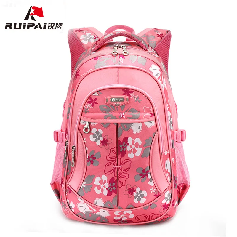 

RUIPAI School Bags Polyester Kids Baby's Bags Backpack Comfortable Schoolbags For Girls Boys Flower Shoulder Bags Mochila