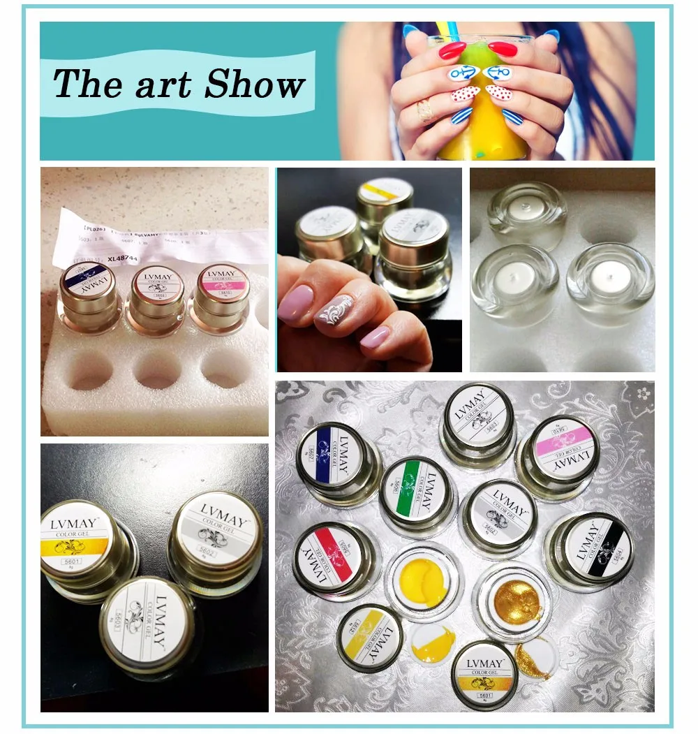 1 pcs Painting Gel Polish Pure Color