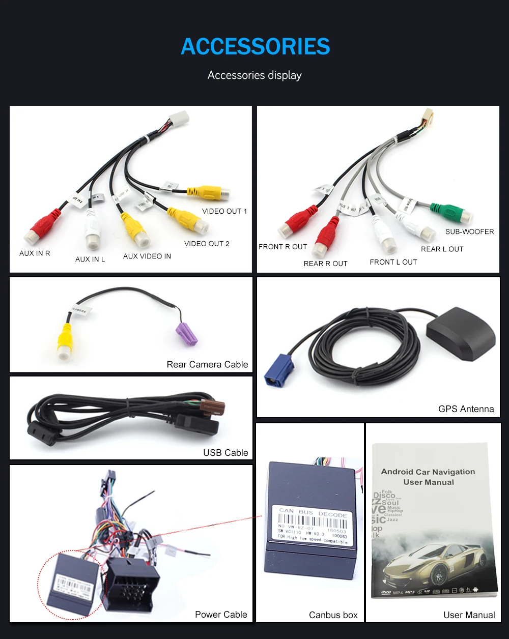 Best Bonroad 801A8D5 T8 Android 8.1.0 Car DVD Video Player For Caddy CC EOS Golf Jetta Passat Polo Scirocco Tiguan For Skoda For Seat 21