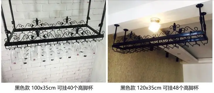 Hanging glass frame.. Red wine cup frame hang crossover vehicle.