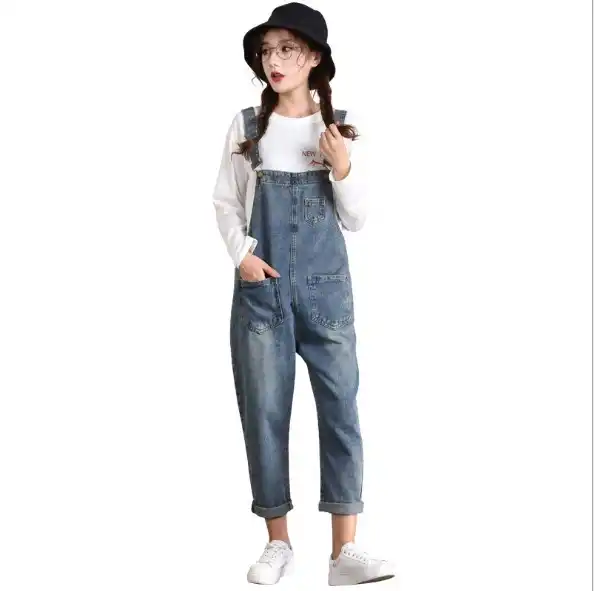 cute jean jumpsuits