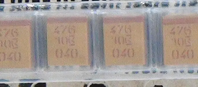 

Pengiriman gratis 50 PCS 10 V 47 uF B 476 3528 B SMD tantalum kapasitor
