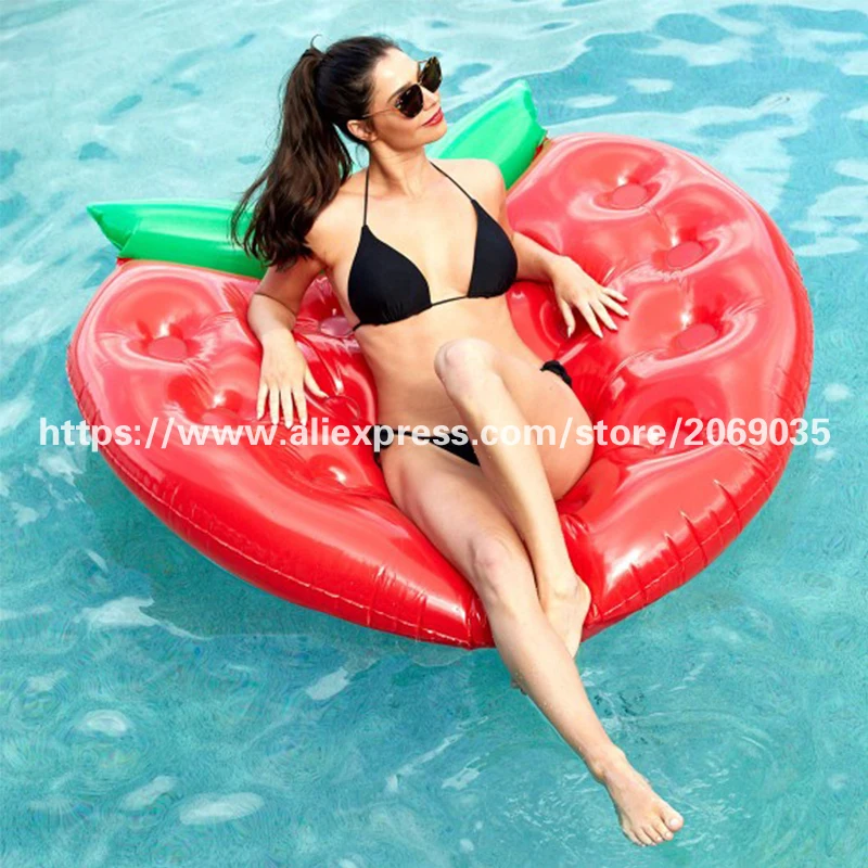 strawberry pool float