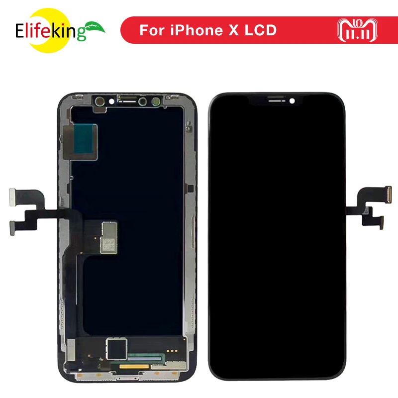 

AAA Quality LCD For iPhone X LCD Display Touch Screen Digitizer Assembly Replacement Super Amoled Multitouch support face ID
