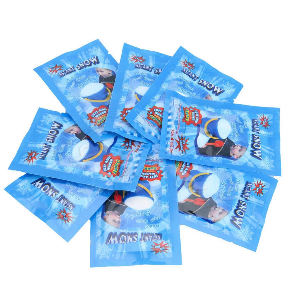 

Artificial Simulation Snow Fake Magic Instant Fluffy Decorations For Christmas Wedding E2S