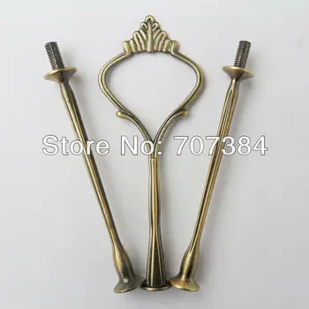 

Hot on the new collection bronze small crown 3-tier cake stand handles / cake stand fittings/kitchen fittings