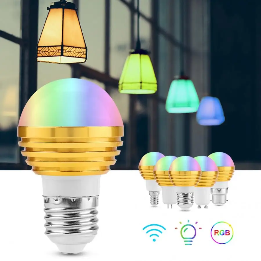 AC85V 265V E27/E14/GU10/GU5.3/B22 СВЕТОДИОДНАЯ лампа 6 Вт RGB + CW Светодиодная для управления