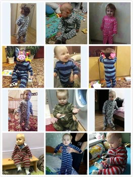 2019 Baby clothes bebes jumpsuit collar fleece newborn pajamas infants baby boys clothes toddler boys clothes coveralls outwear 6