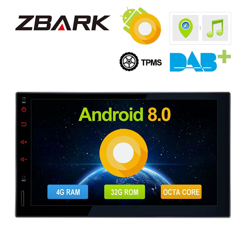2 Din 7 Android 8 0 Octa Core 4G RAM Universal font b Car b font