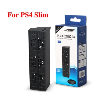 

For PS4 slim Cooler,Cooling Fan For PS4 slim USB External 5-Fan Super Turbo Temperature Control For Playstation 4 slim Console