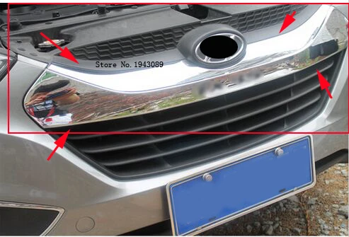 

Chrome Front Center Grille Grill Trim Fit For 2010 2011 2012 Hyundai Tucson ix35
