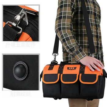 

Handbag Multifunction Repair Canvas Large Thicken Tool Bag Wearable Installation Portable Small Electrician Pack