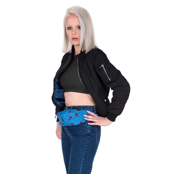 

Aelicy Unisex New Fashion Women Men Portable Travelling Waist Belt Pack Bag Pouch Zipper Fanny Pack Waist Bag Punk Men