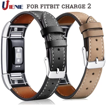 

Leather Watchband Wrist Straps for Fitbit Charge 2 Smart Bracelet Wristband Colorful Sport Replacement Watch Band Straps
