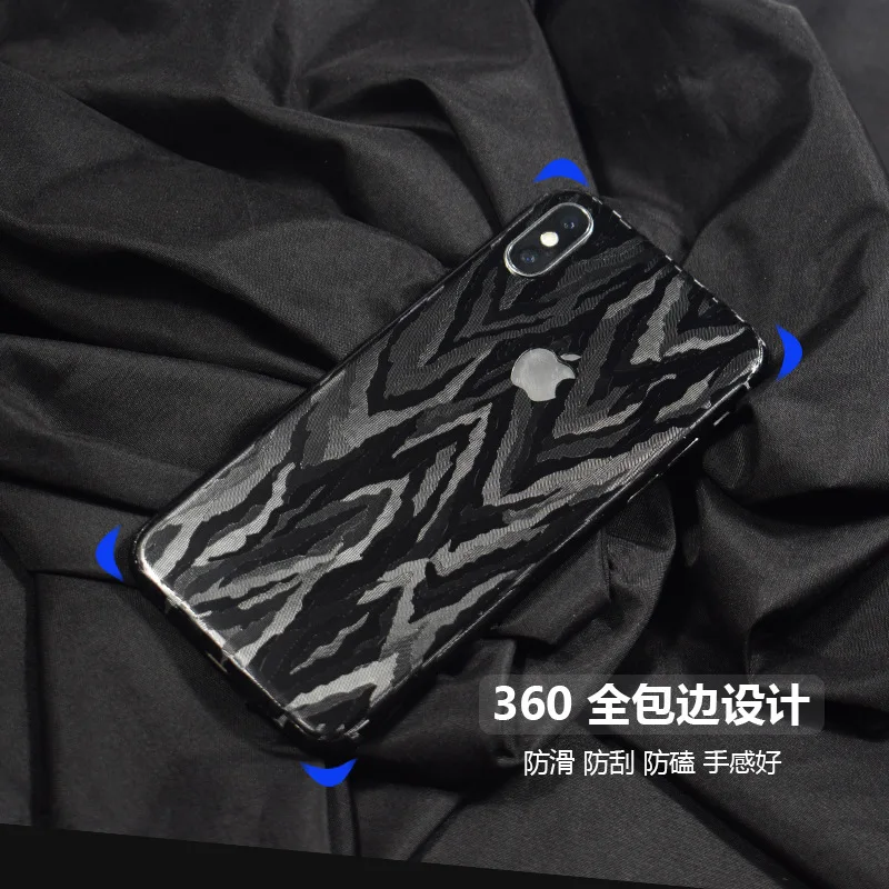 3D Camouflage Back Film For Apple iPhone7 iPhone X 8 6 6S Mobile Decorative Protector Stickers AE Saver SHIP+Gift |