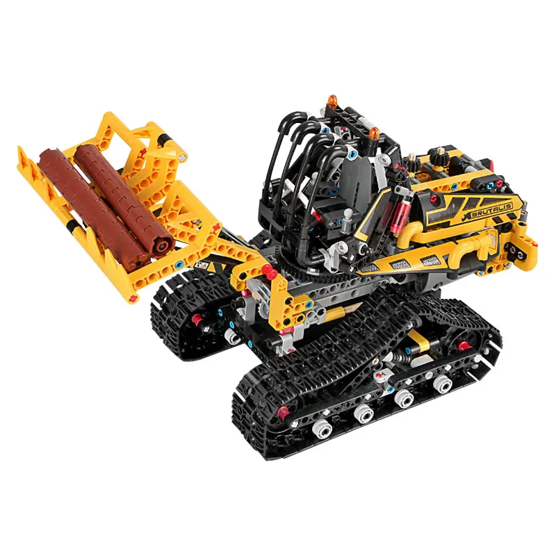 Technic Series 873 шт. версия приложения пульт дистанционного управления Строительный автомобиль трек Бульдозер блоки-кирпичики игрушки Совместимые городские наборы - Цвет: NO BOX