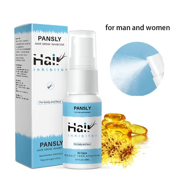 

PANSLY Unisex Hair Remover Spray Permanent Treatment Hair Inhibitor Painless Cream Face Removal Armpit Legs Body Hair Depilation