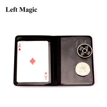 Di cuoio Della Moneta Trucchi di Magia Mentale Monete Antiche Monete Magia Moneta Trasposizione Accessori Close Up Magia Puntelli Illusioni