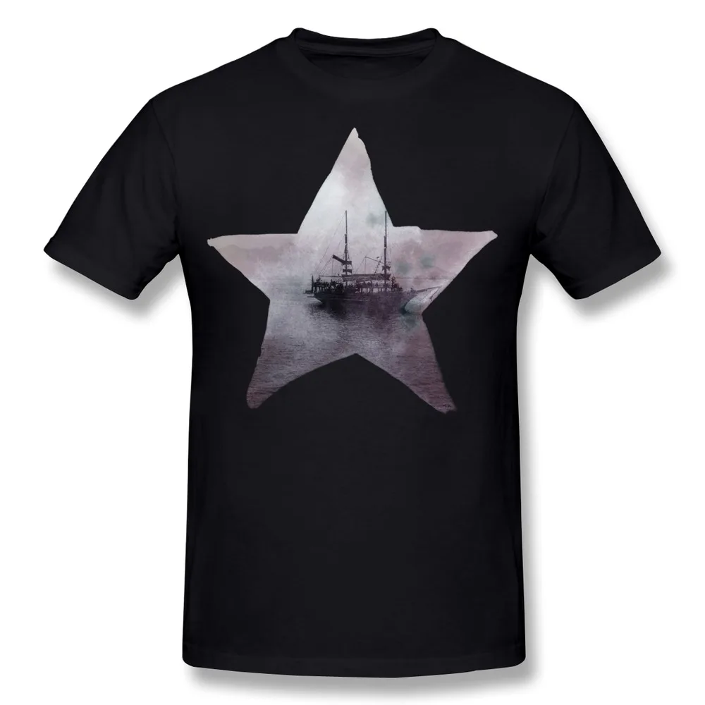 Men T Shirt 100% Cotton Star with a scene 3 Design T-Shirts 2014 Summer Style | Мужская одежда