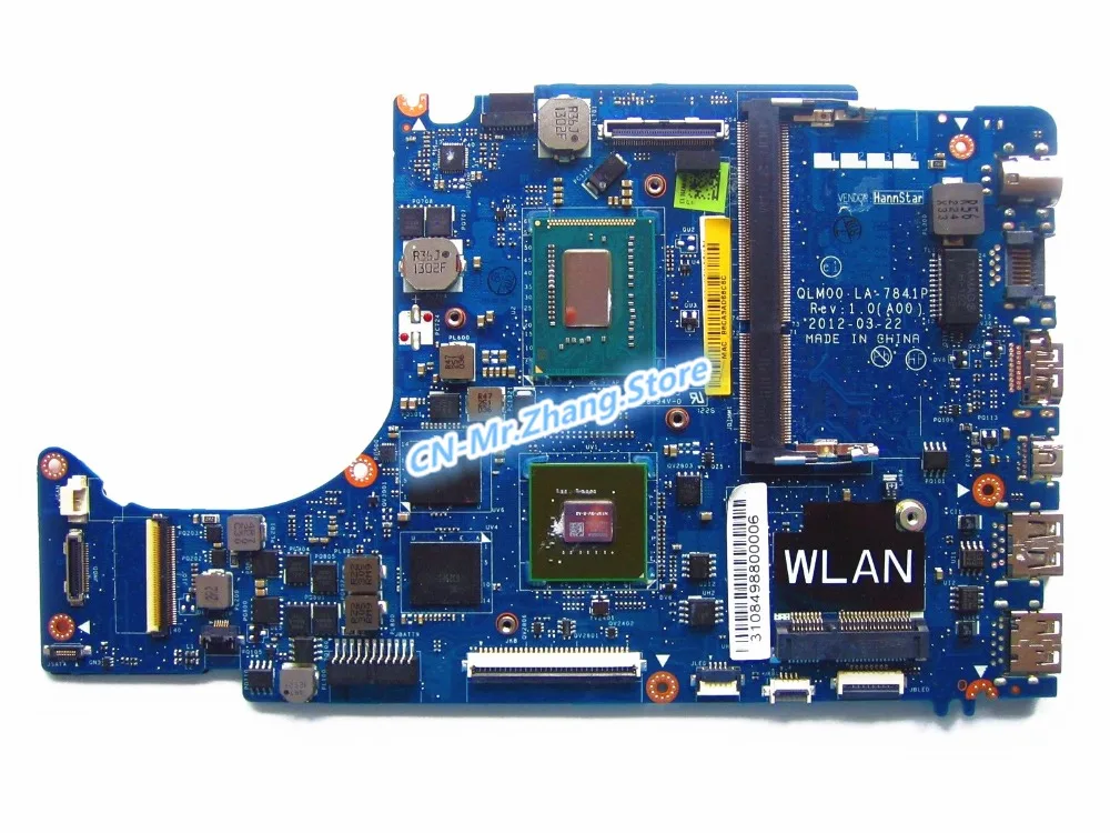 

SHELI FOR Dell XPS 14 L421X laptop motherboard W/ i5-3317U CPU GT630M 1GB QLM00 LA-7841P K5W1D 0K5W1D CN-0K5W1D