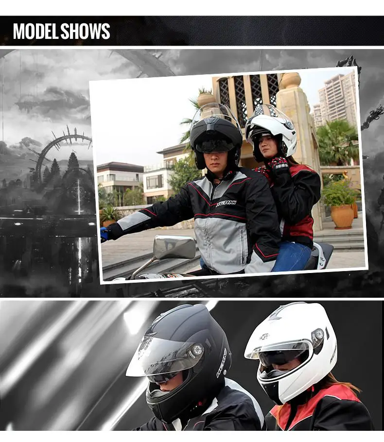 NENKI мотоциклетный шлем Полнолицевой шлем мото летний мотоциклетный гоночный откидной модульный шлем для мотокросса Casco с двойным козырьком 831