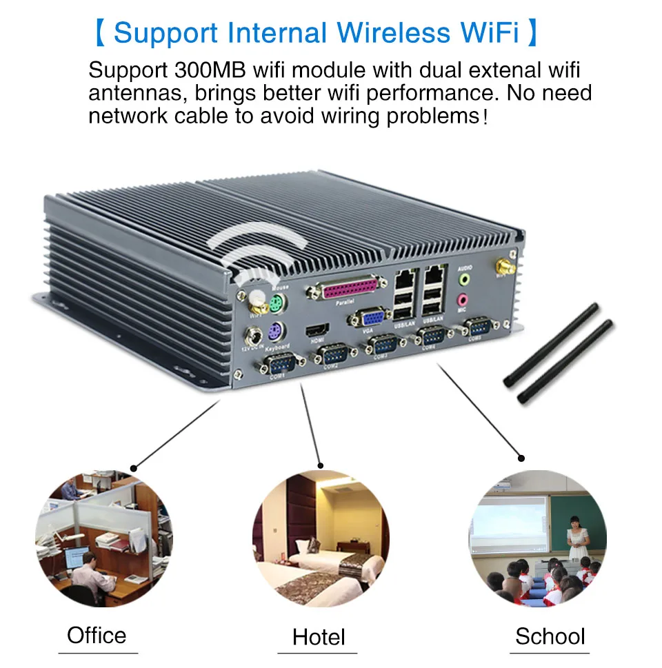 fanless industrial pc 10