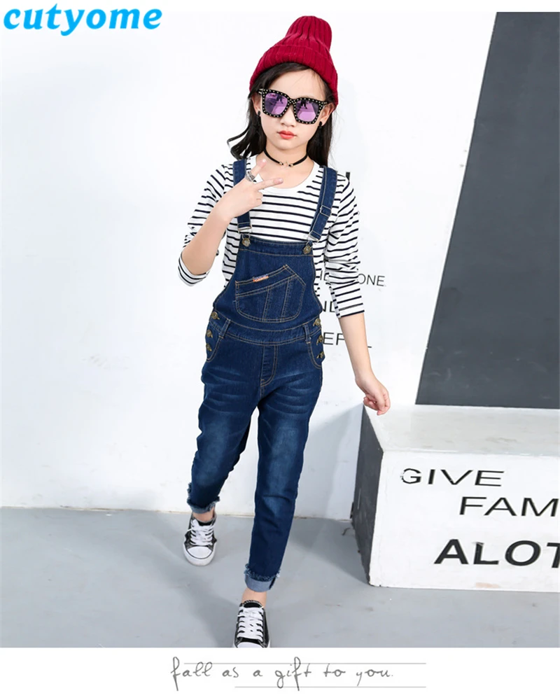 teenage girls denim overalls06