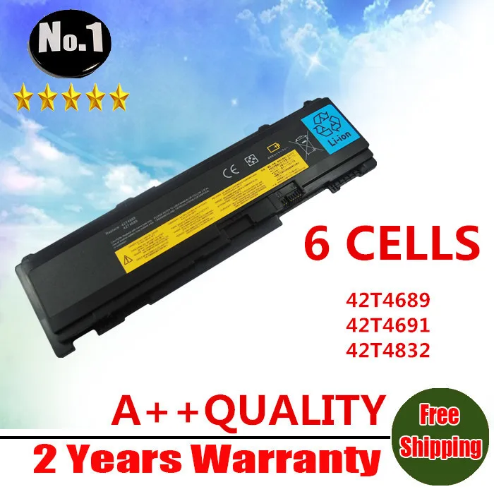 WHOLESALE NEW 6CELLS LAPTOP Battery for Lenovo T400S T410S T410si 51J0497 42T4690 42T4691 42T4688 42T4689 Free shipping